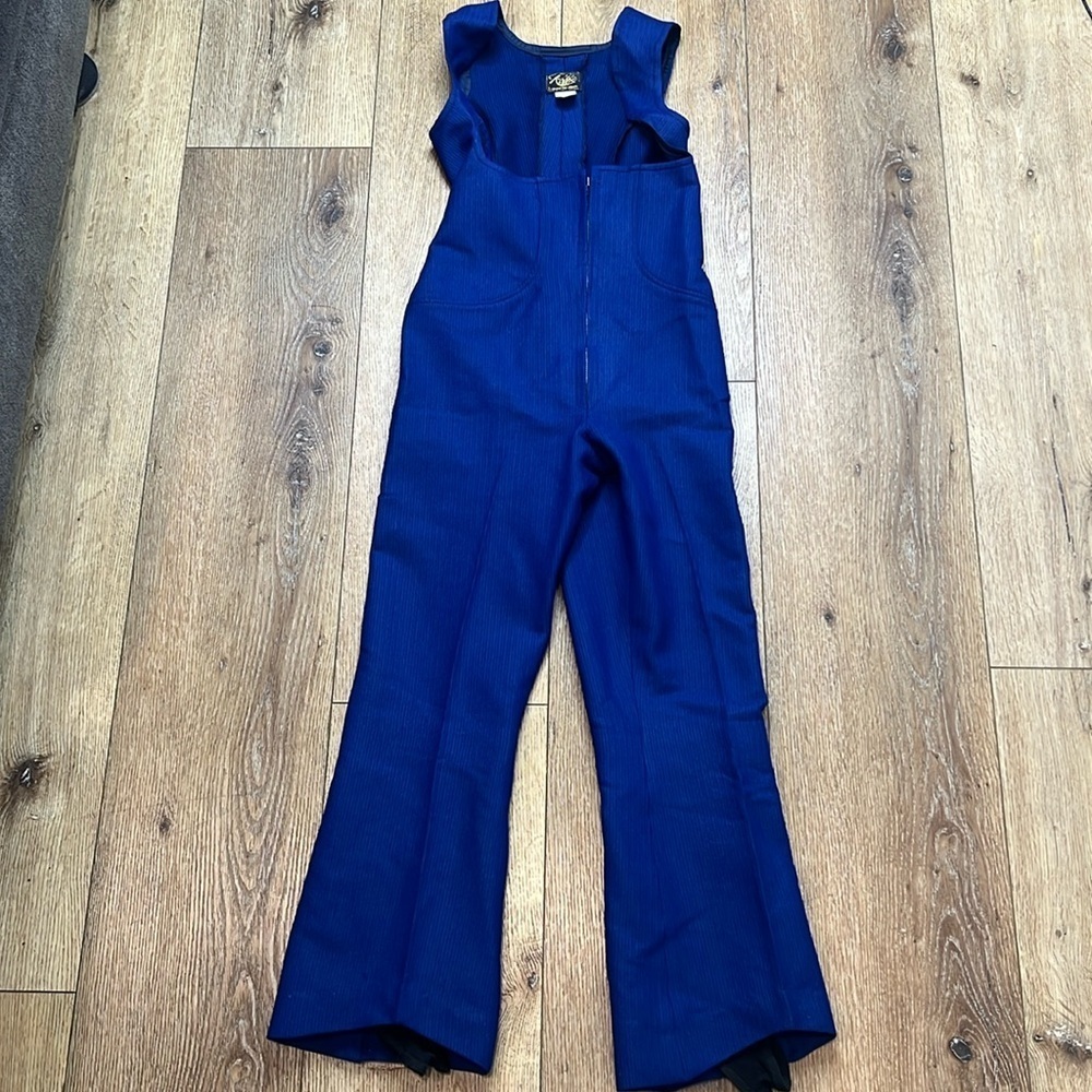 Vintage Roffe Blue Ski Jumpsuit Size 10 Short